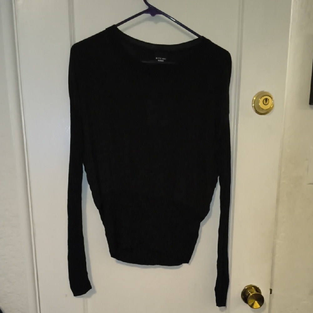 NWT Bite Kai Rand | Classic Black Long Sleeve Sweatshirt